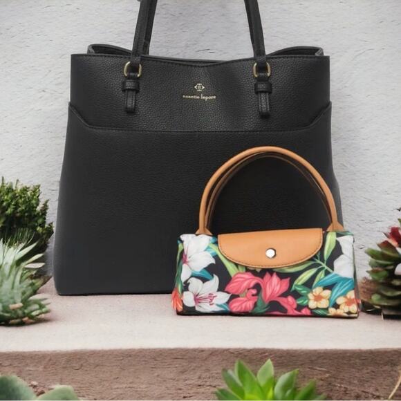NANETTE LEPORE Daria Shoulder Tote Bag - Picture 1 of 8